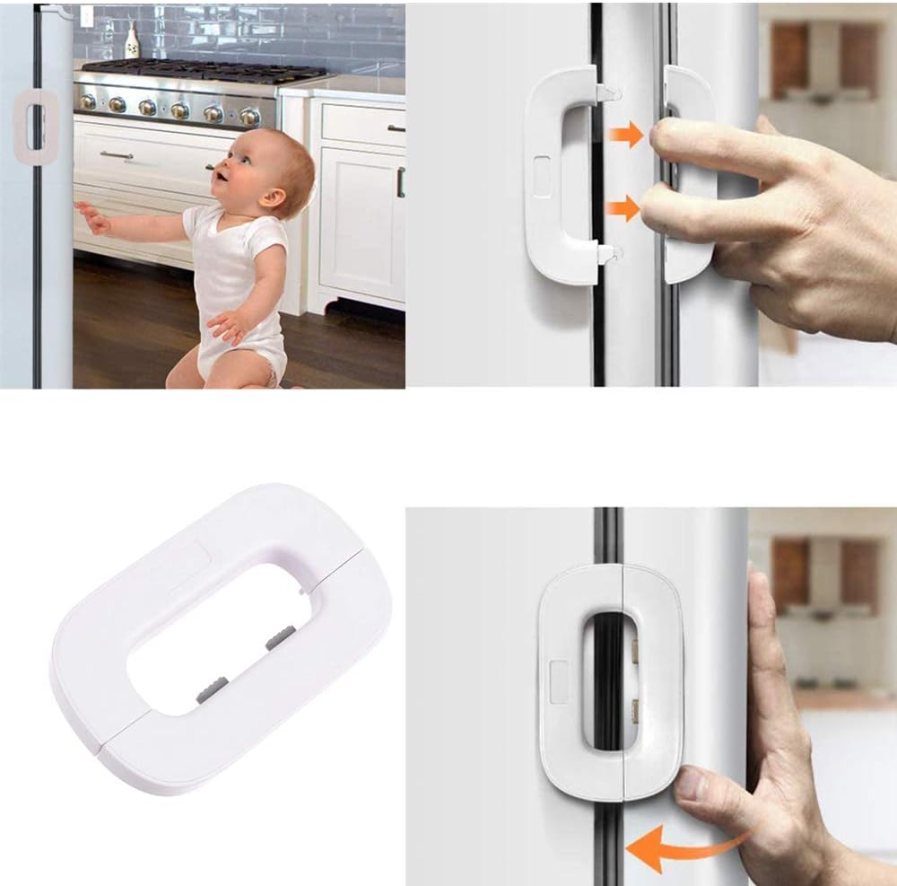 Child Safety Refrigerator Door Lock