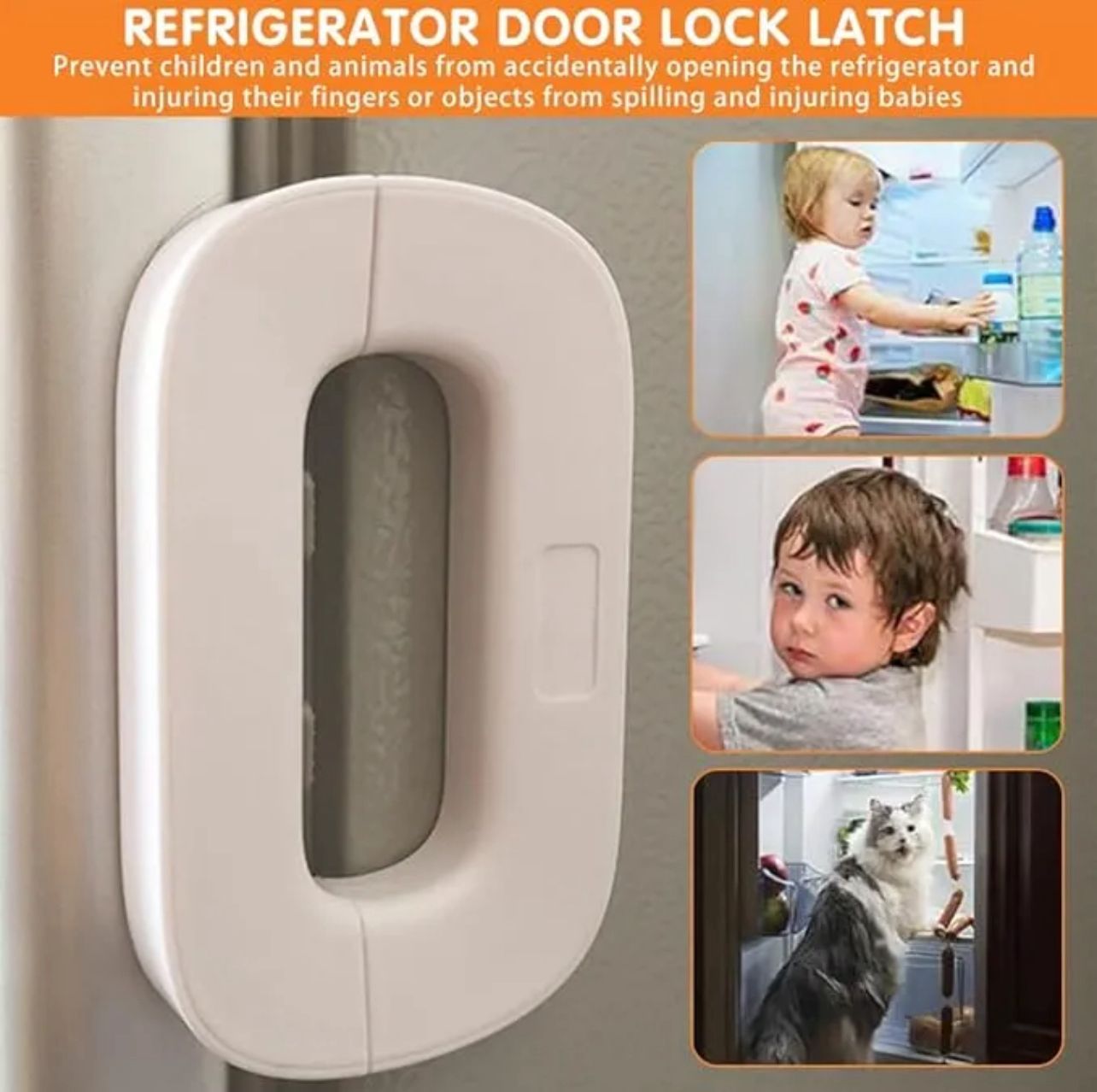 Child Safety Refrigerator Door Lock