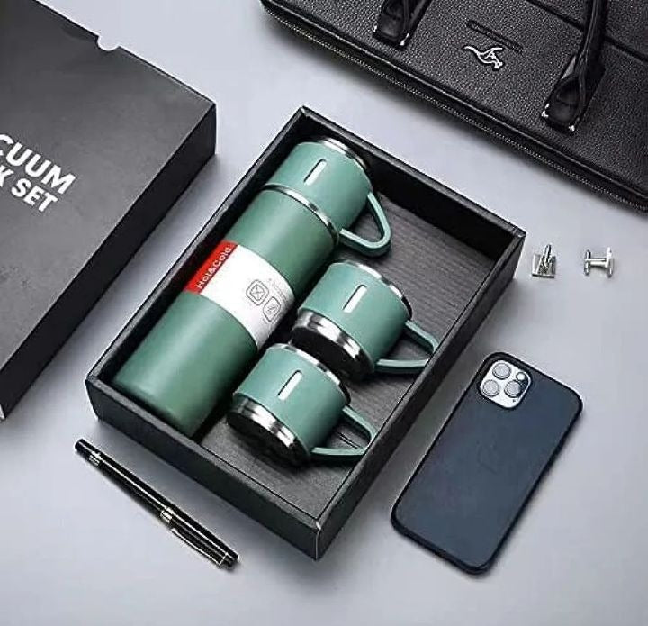 Insulated Vacuum Bottle – Leakproof, Stainless Steel Travel Flask