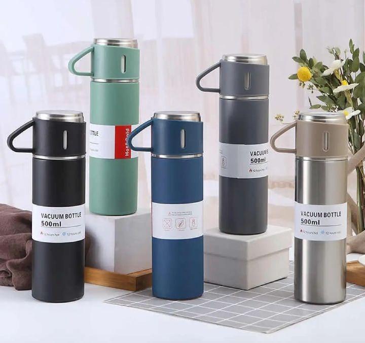 Insulated Vacuum Bottle – Leakproof, Stainless Steel Travel Flask