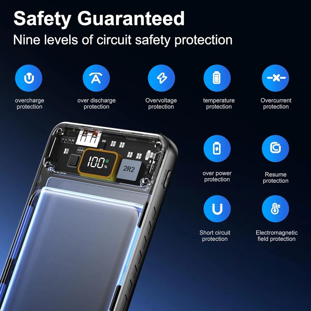 Power Bank Slim Portable Charger 10000Mah