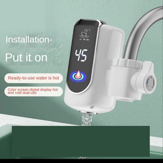 3000W Electric Water Heater Tap Instant Hot Water Faucet Heater Cold Heating Faucet Tankless Instantaneous Water Heater